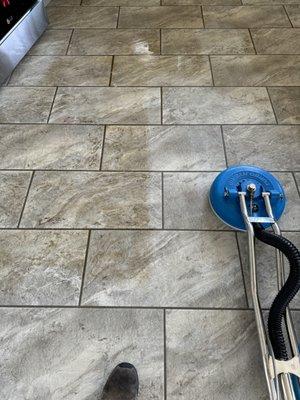 Tile and grout cleaning st its finest!