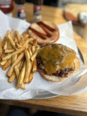 Ranch Hand Burger and Fries.  Very Good.