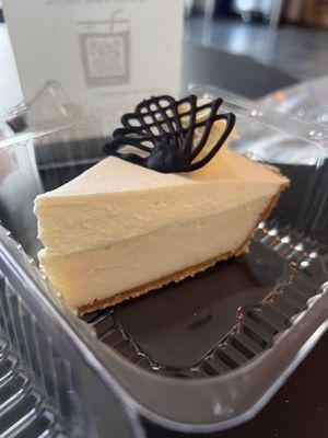 Key lime pie slice