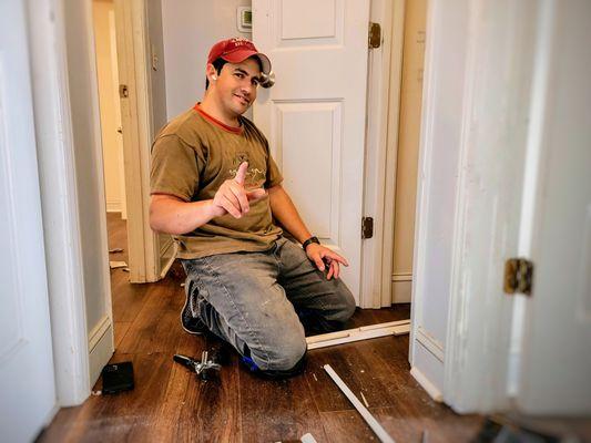 Eli Lima, Expert Flooring Installer for Luxury Vinyl Plank, Hardwood, Laminate, and more.