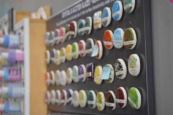 Crystal and Glitter Glazes