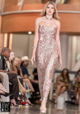 San Diego fashion week styled her hair