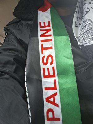Photo of a Palestinian scarf