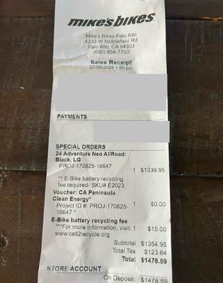 Mike's Bikes of Palo Alto