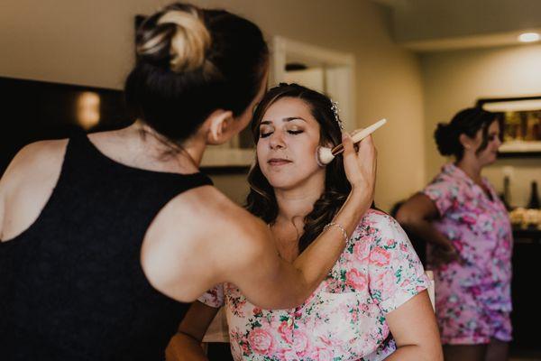 Bridal Makeup on location