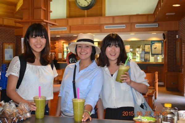 My Colombian, Japanese friends.