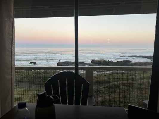 View out 2nd floor room