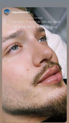 Gorgeous Lash lift results