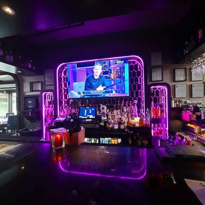 Upstairs bar