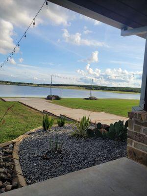 View from the patio.