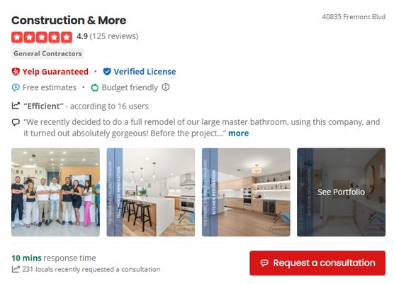 Construction & More ADU’s