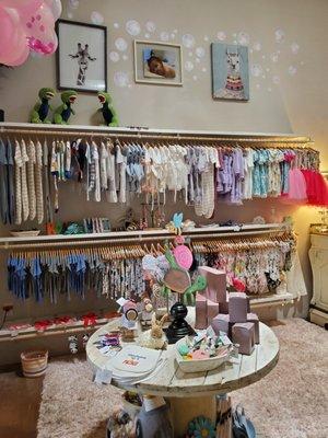 A unique baby and childrens store in honor of our baby girl Emily rose. Located inside of Chocolatte's.