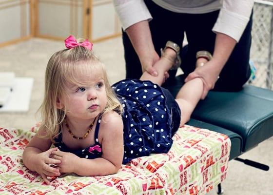Our office is set up for children to be brought along.