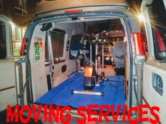 Mike and his van moving services