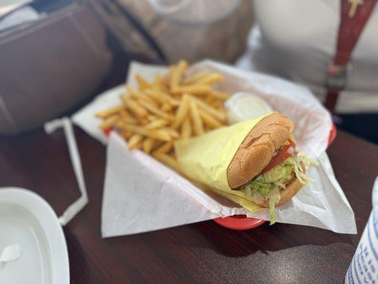 Jr cheeseburger meal