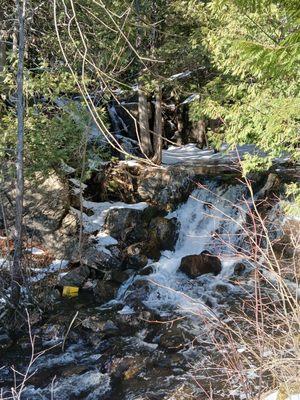 Second and slightly hidden 3rd falls near observation deck.