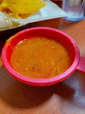 Boohoo! They changed the salsa!! We even tried the spicy...neither was as good as the salsa they used to serve.