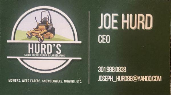 Hurd's Small Engine Repair & Landscaping