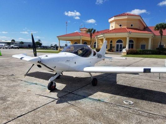 One of the training aircraft. They have 3 or 4 of these. I believe the oldest plan in there inventory is like 3 years old.