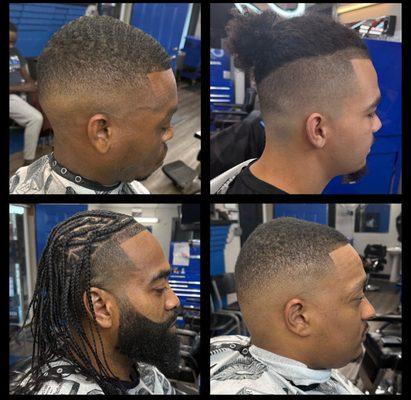Different types of fades.