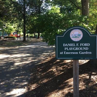 West entrance on Davis and Emerson.