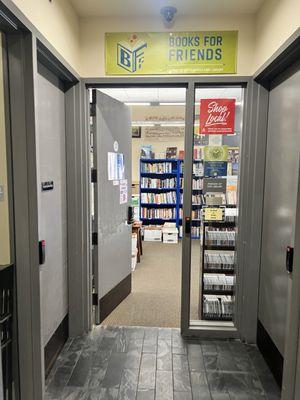 Located in the back of the main library branch.