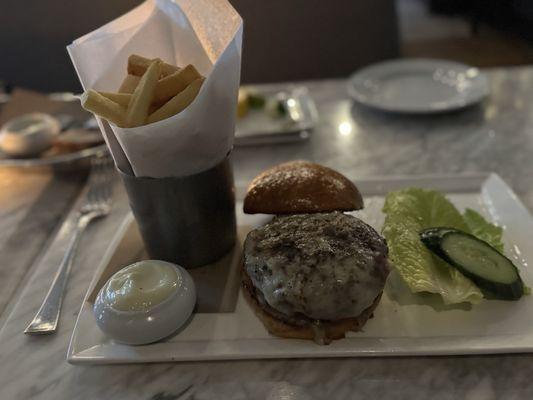 Perfectly cooked Burger