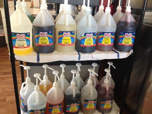 So many yummy flavors