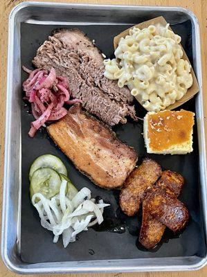 Platter of Meats and Sides was good