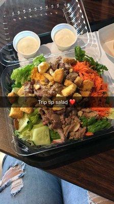 Smoke N Spurs hit it out of the park with this yummy salad! I recommend :)
