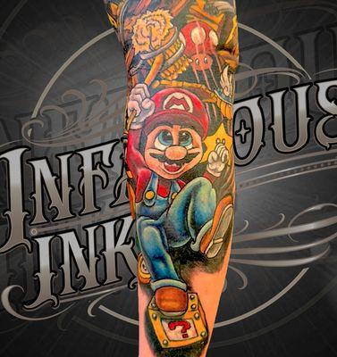 Japanese tattoo done by infamous ink tattoo artist in joint base Charleston, S