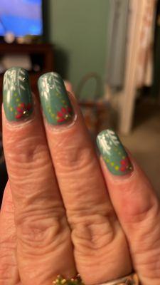 Wedding shower nails.