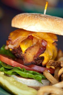 Juicy hand pattied 8oz burgers.