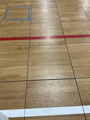 Gym floor