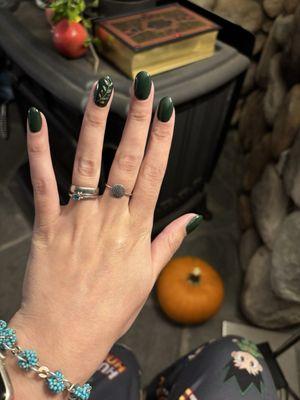 Festive nails from Julie