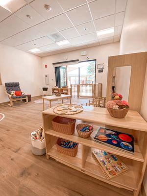 Our accordion doors allow for natural light and outdoor air.