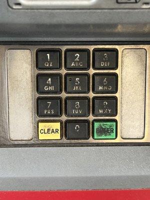 All their Keypads look like this. It's a Petrie Dish of every disease in Los Banos