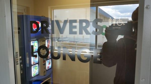 The driver's lounge, no joke that's how big it is.