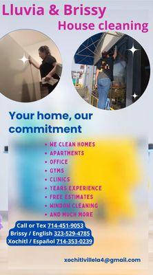 Lluvia & Brissy House Cleaning
