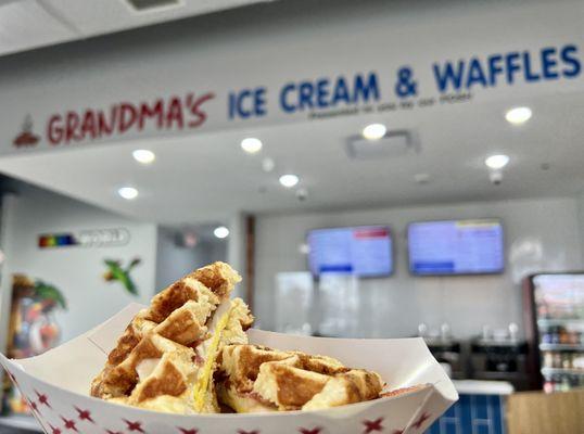 Grandma's Ice Cream and Waffles