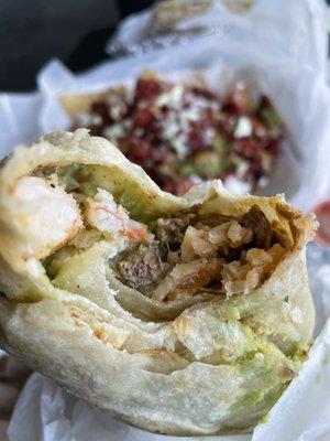 Surf n Turf Burrito