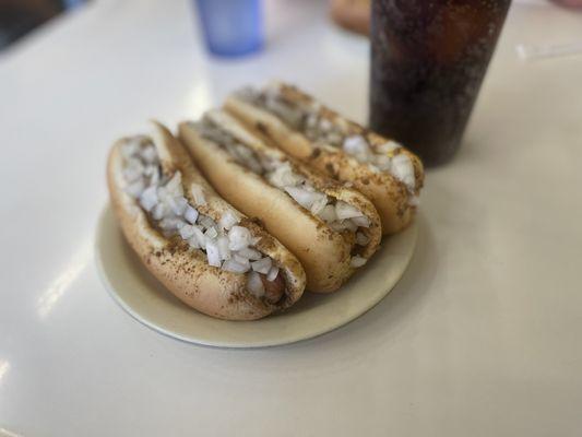 Coney Island Hot Dog with everything