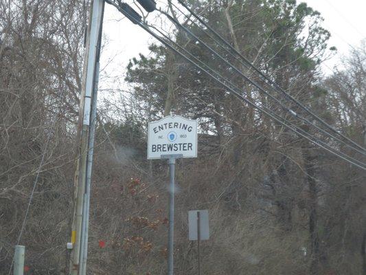 Entering Brewster from Orleans.