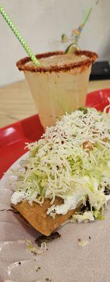 House margaritas and rolled tacos supreme.