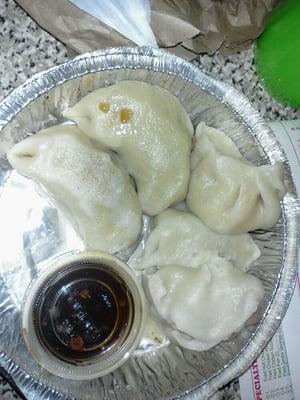 Steamed dumplings