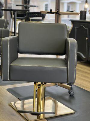 Our beautiful comfortable stylist chairs