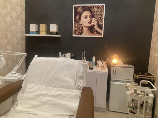 Facial Suite inside of business