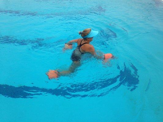 "overstriding" using our Flotation Resistance Cuffs. No impact!