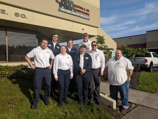 A few of our Service Technicians!