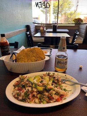 Shrimp ceviche ( Chico size)